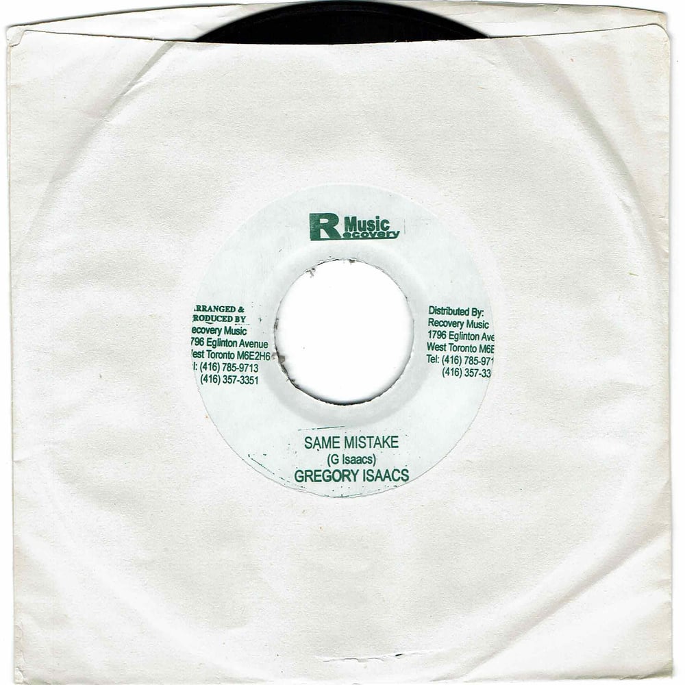Image of Gregory Isaacs - Same Mistake 7"