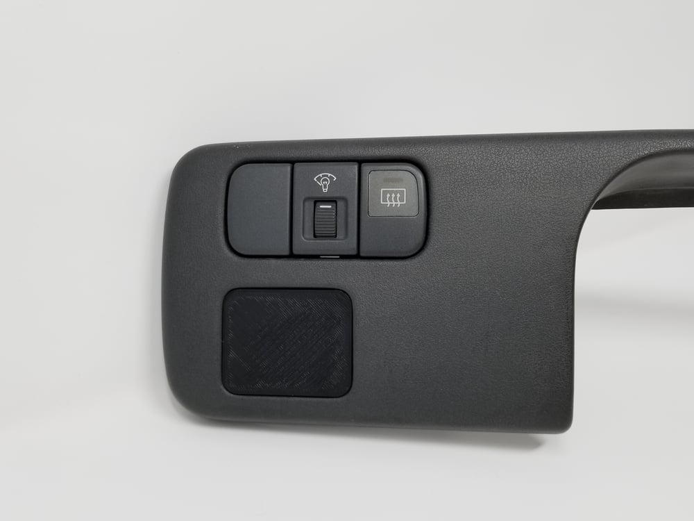 9295 Civic (All) Power Mirror Switch Delete Plate 3d Printed Car