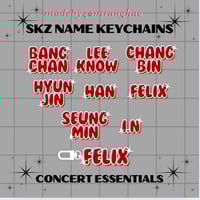 Image 1 of Stray Kids Name Keychain 
