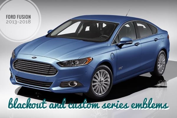 Image of Ford Fusion 2013-2018 (SE, SEL, Hybrid, Sport, Titanium) Custom Emblems