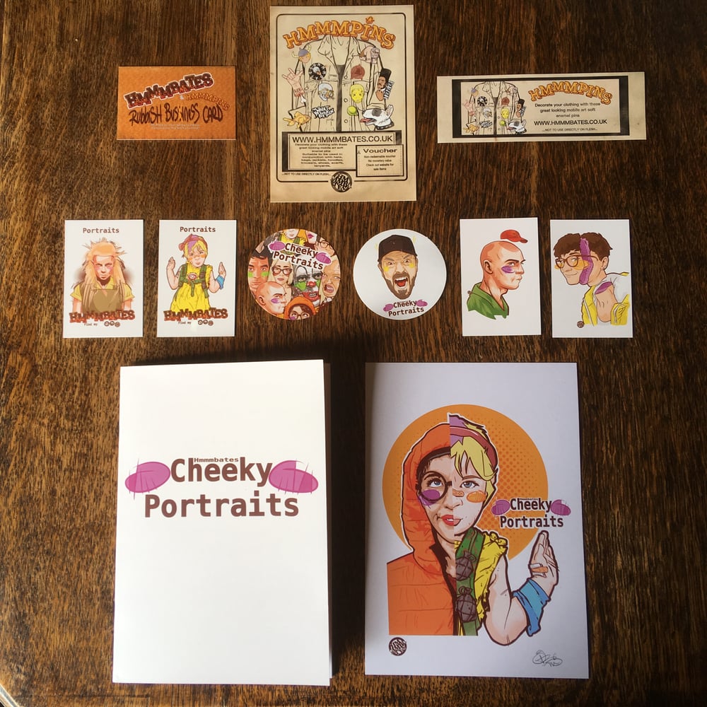 Image of Hmmmbates cheeky portrait bookazine plus lafemme pin for free!!!