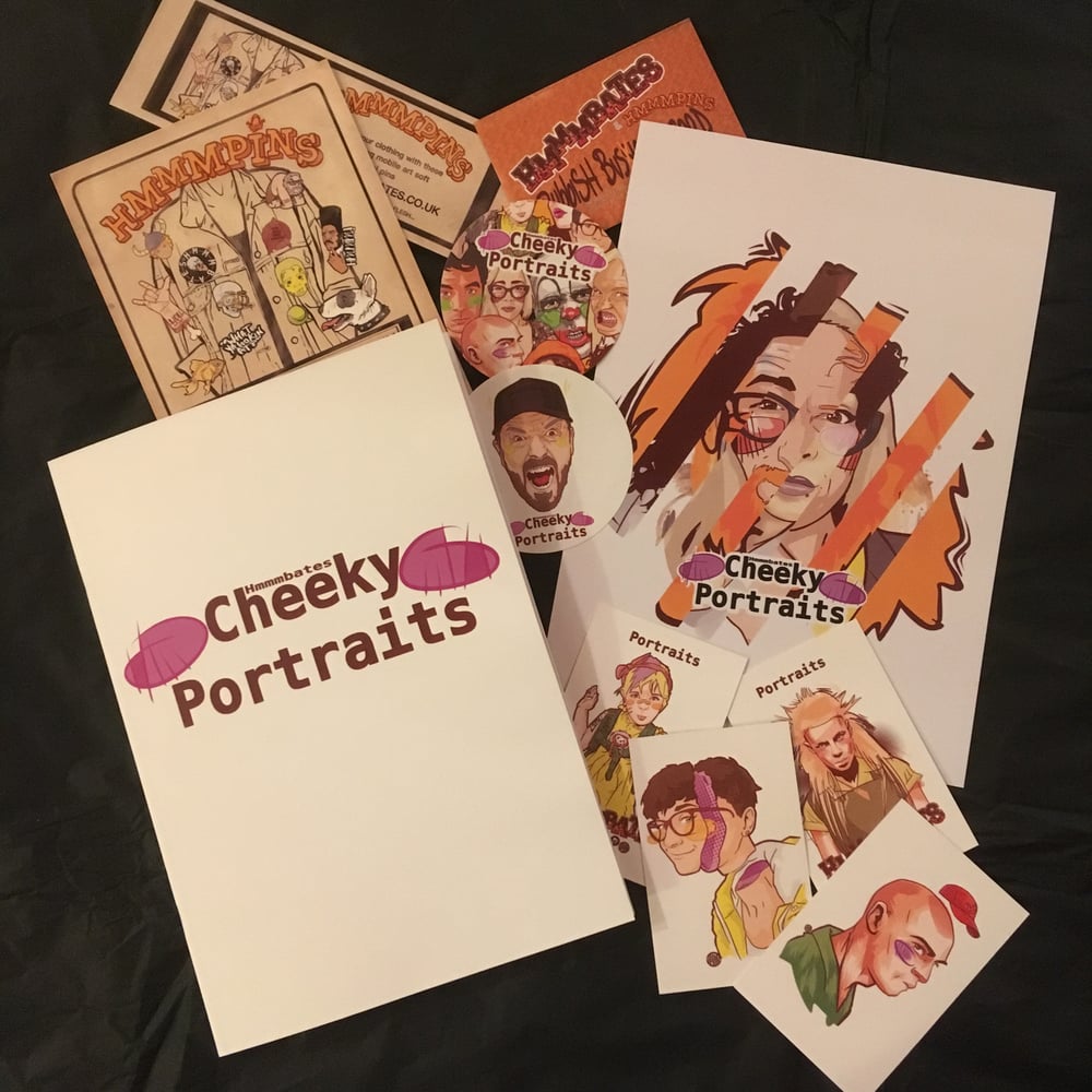 Image of Hmmmbates cheeky portrait bookazine plus lafemme pin for free!!!