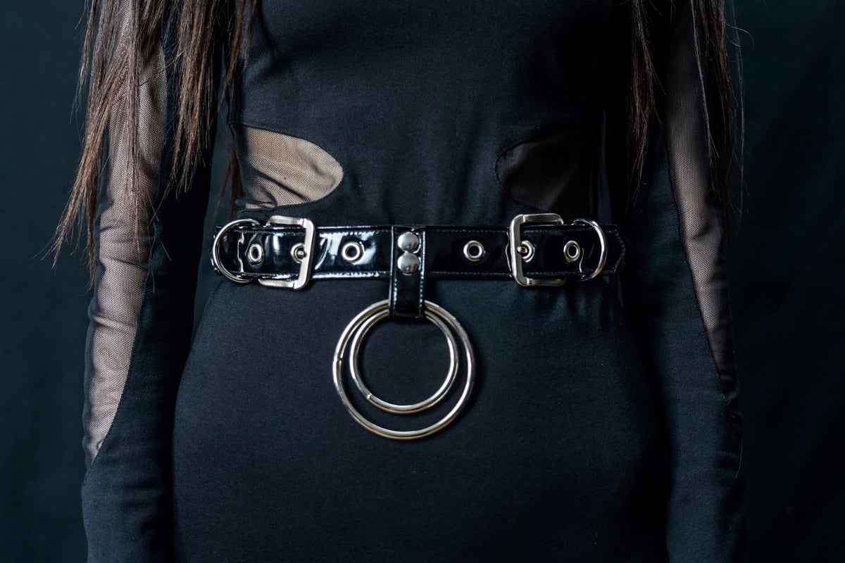 Double ring waist belt PVC