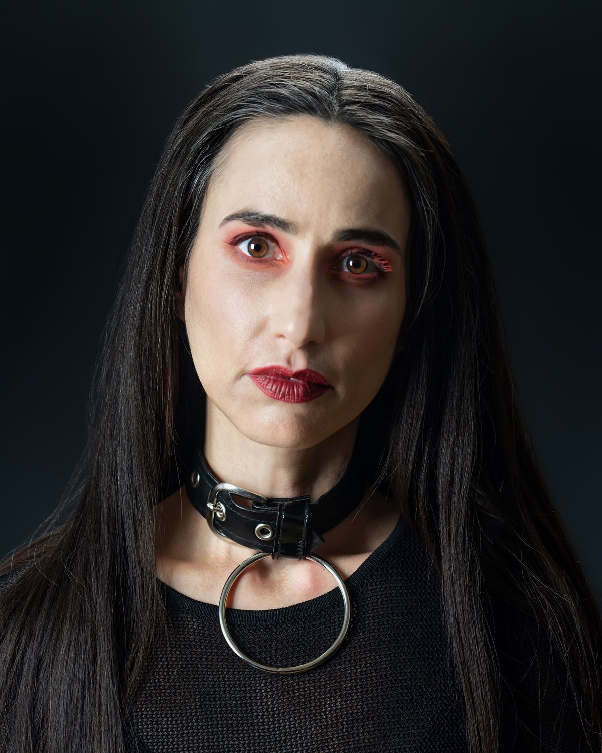 Viveka collar vegan leather