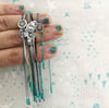 Dainty full moon bracelet