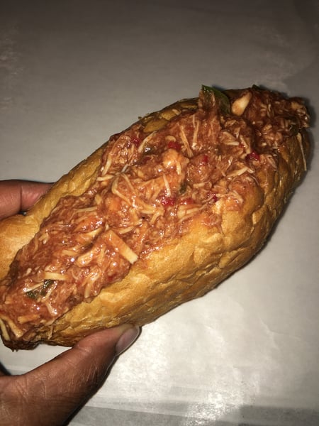 Image of  Barbecue shredded chicken hoagie