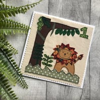 Image 1 of Lion jungle card 