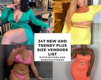 347 Plus Size Wholesale Vendors List 