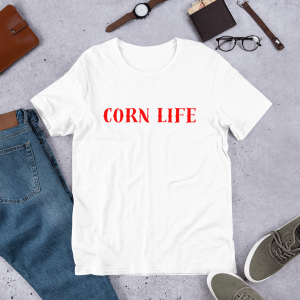 Image of Corn Life Unisex Shirt - White