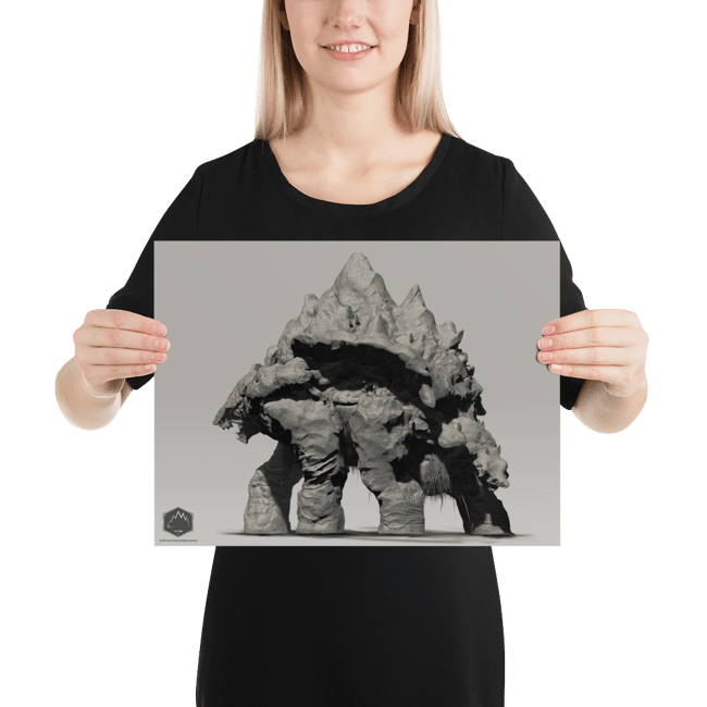 The Summit Kaiju Poster (Enhanced Matte Paper Poster )