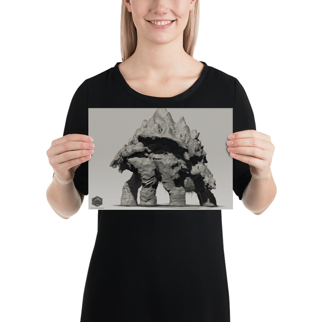 The Summit Kaiju Poster (Enhanced Matte Paper Poster )