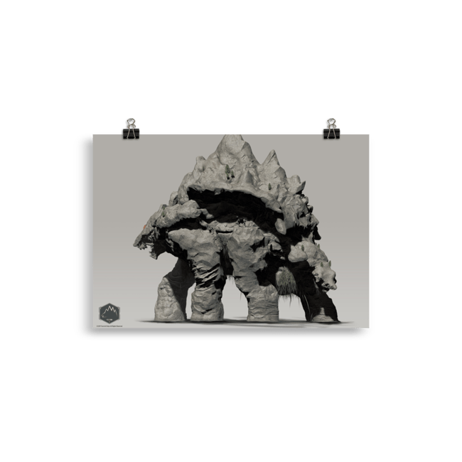 The Summit Kaiju Poster (Enhanced Matte Paper Poster )