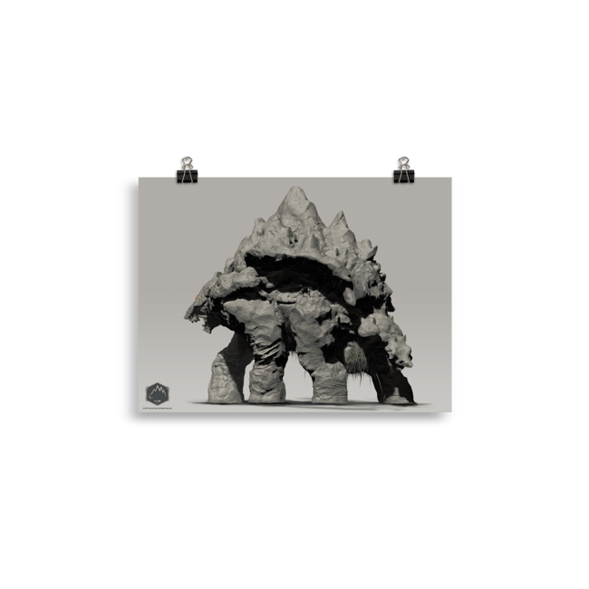 The Summit Kaiju Poster (Enhanced Matte Paper Poster )