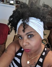 Image 4 of White Hair Wrap