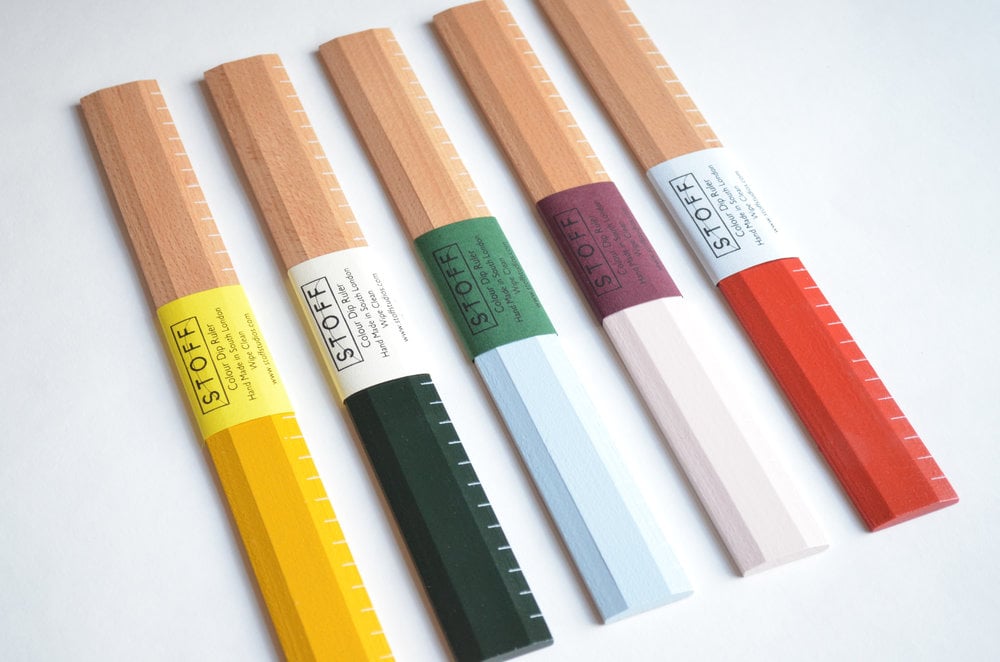 Image of Colour dip rulers by Stoff Studios