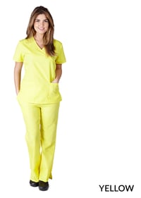 Image 2 of  Mock Wrap Scrub Set (variety of colors)