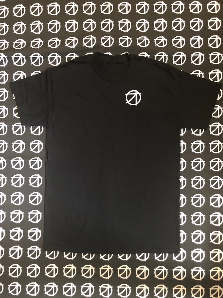Image of WHITE ON BLACK LOGO