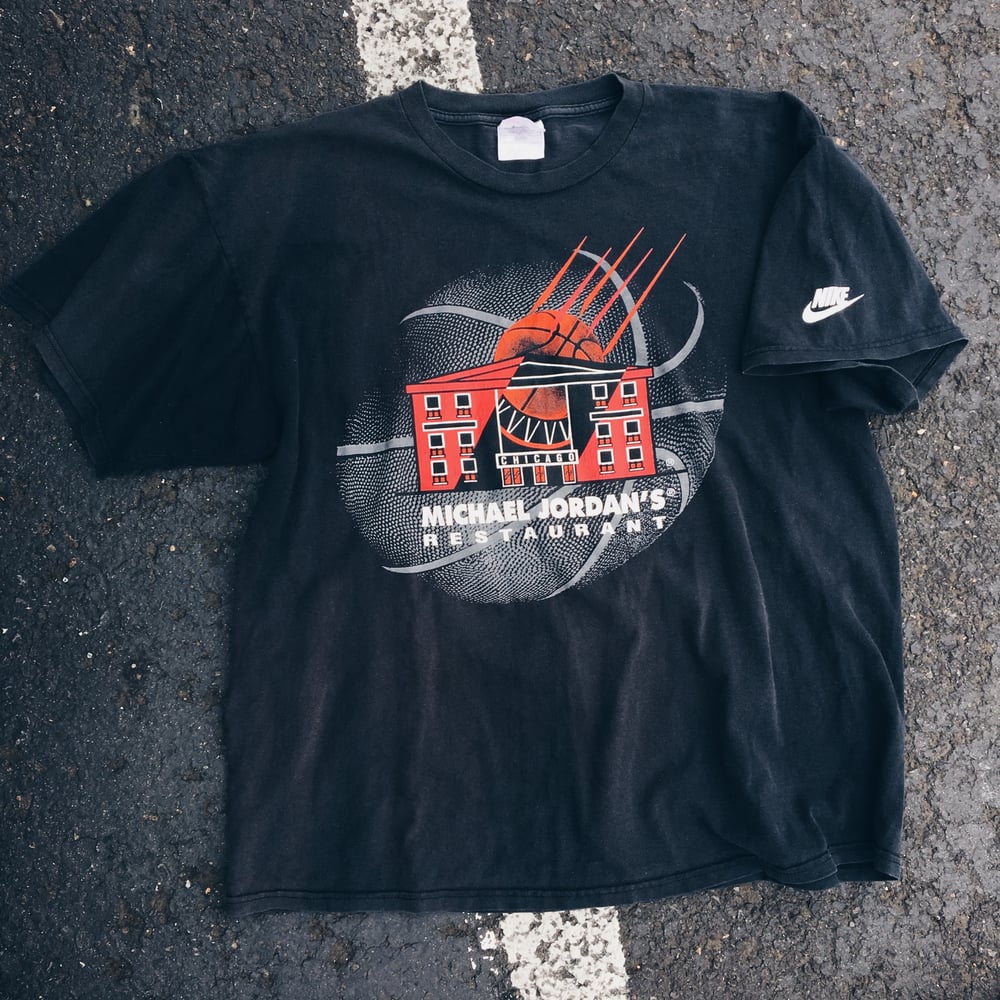 Image of Original Mid 90’s Nike MJ’s Restaurant Tee.