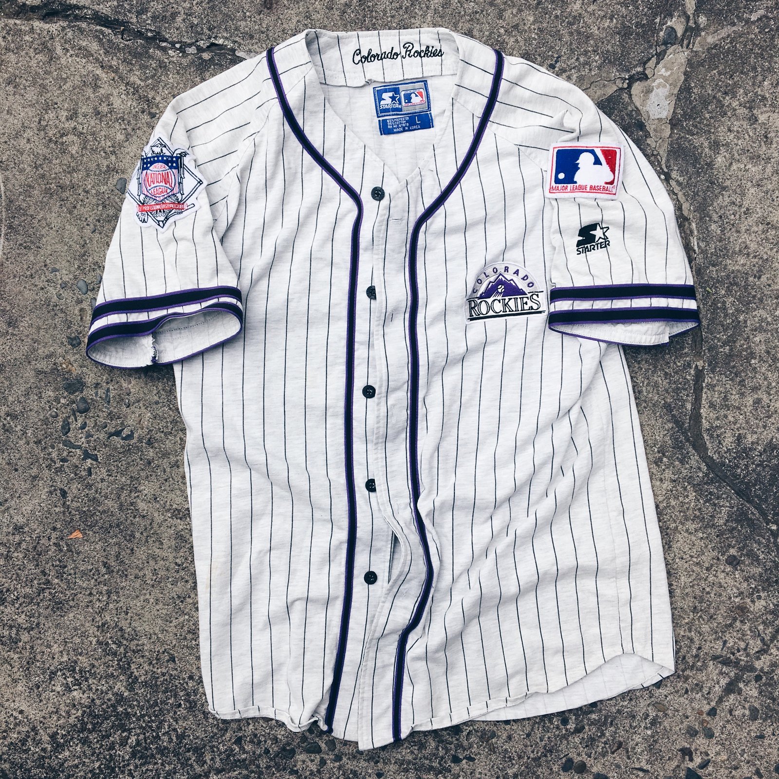 rockies pinstripe jersey