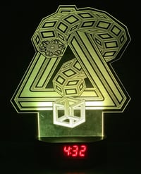 Image 1 of  Geometrical Questions Color Changing LED Lamp