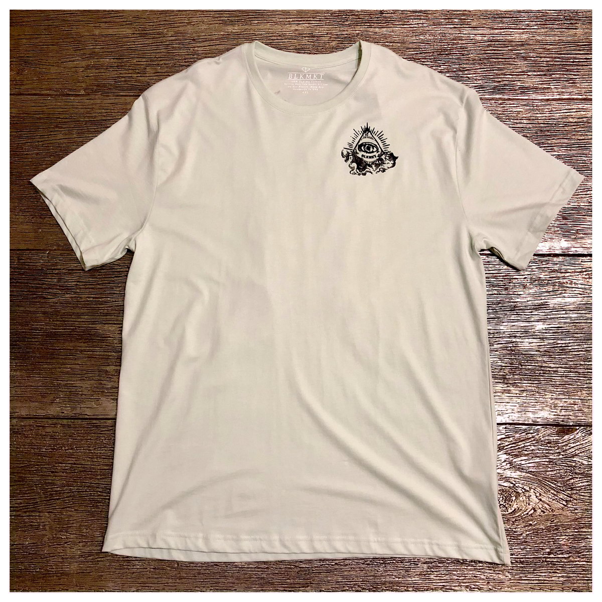 Image of SUPIMA® COTTON CREWNECK SHORT SLEEVE T-SHIRT “STOP SNITCHING”