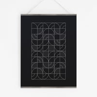 Image 2 of Geometric Night Harvest Art Print