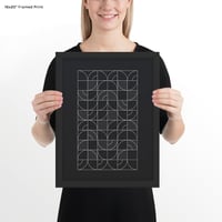 Image 4 of Geometric Night Harvest Art Print