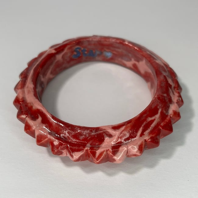 Studded Meat Bracelet B - 6.75 in Inner Circumference