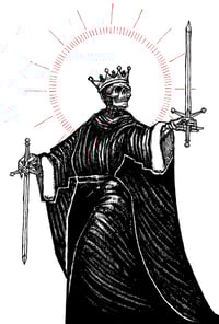 “Two of Swords” 8.5”x11” Watercolor Paper Print