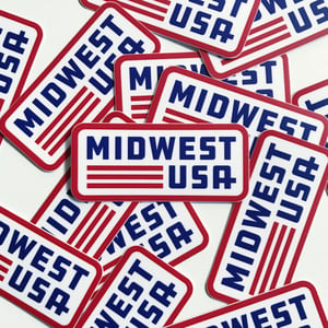 Image of Midwest USA Sticker