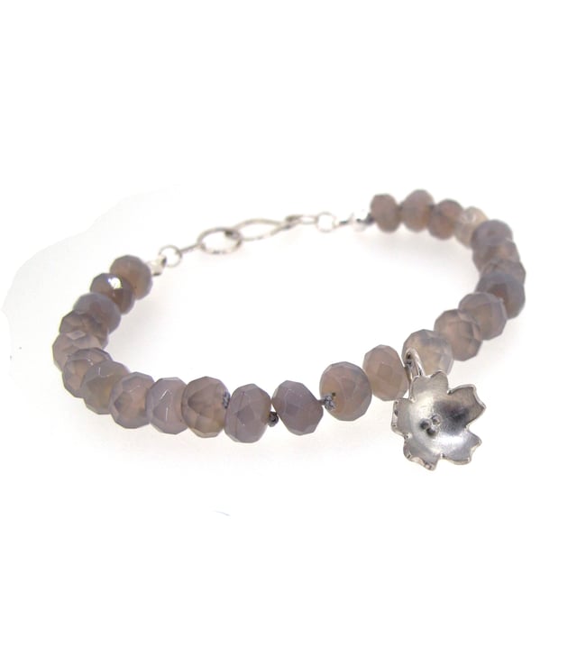 {ONE OFF} Primrose & Grey Moonstone Bracelet