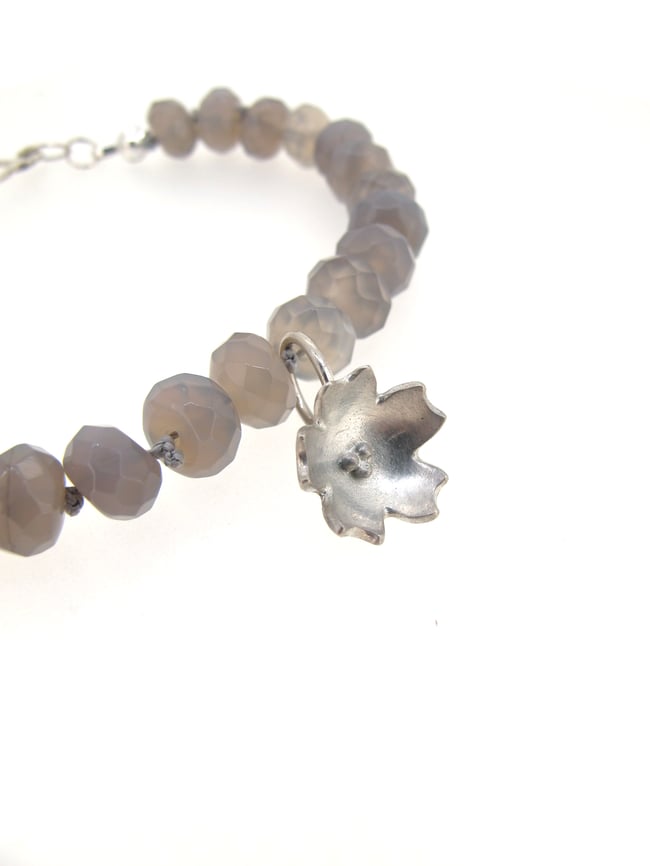 {ONE OFF} Primrose & Grey Moonstone Bracelet