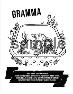 Image of Different but Lovable: A Misfit Manor Coloring Book