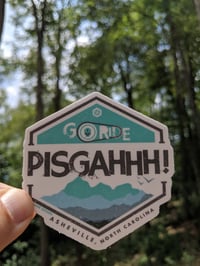 Image 1 of "Go Ride PISGAHHH!" Custom die-cut vinyl sticker