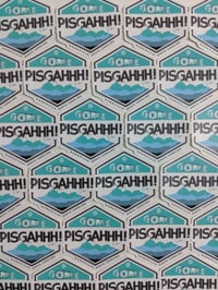 Image 3 of "Go Ride PISGAHHH!" Custom die-cut vinyl sticker