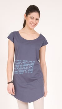 Image 1 of T-Shirt Kleid "Kinderarbeit"