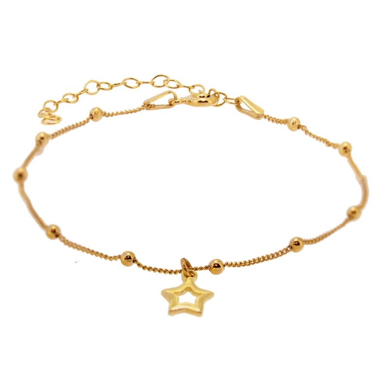 Image of STAR + BALL CHAIN / Pulsera
