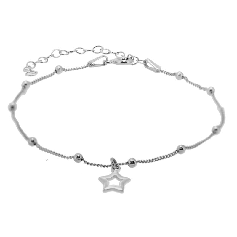 Image of STAR + BALL CHAIN / Pulsera