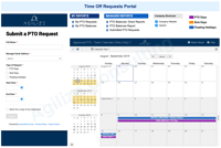 Time Off Request Tracker w/Portal + Team Calendar