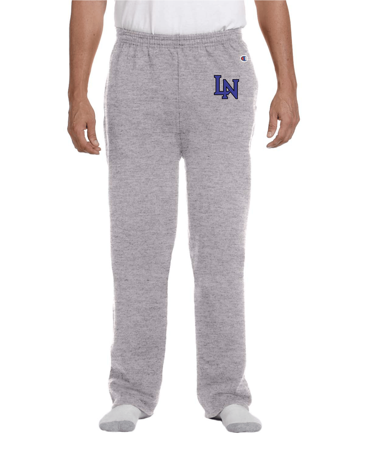 champion sweatpants gray