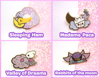 Image 2 of Sweet Dreams animal enamel pin series