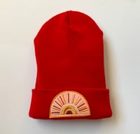 Image 2 of Pink Sun Beanie