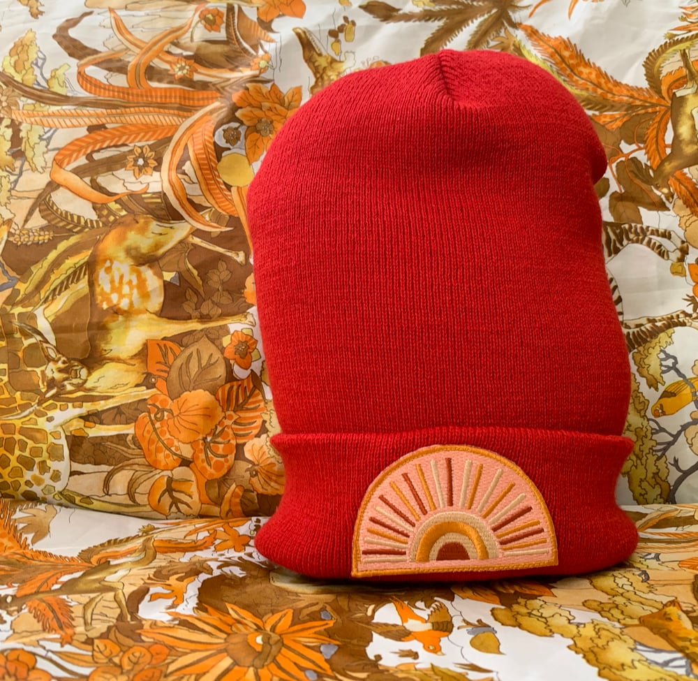 Pink Sun Beanie