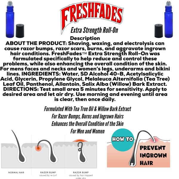 Image of FreshFades Razor Bump & Ingrown Hair Removal 