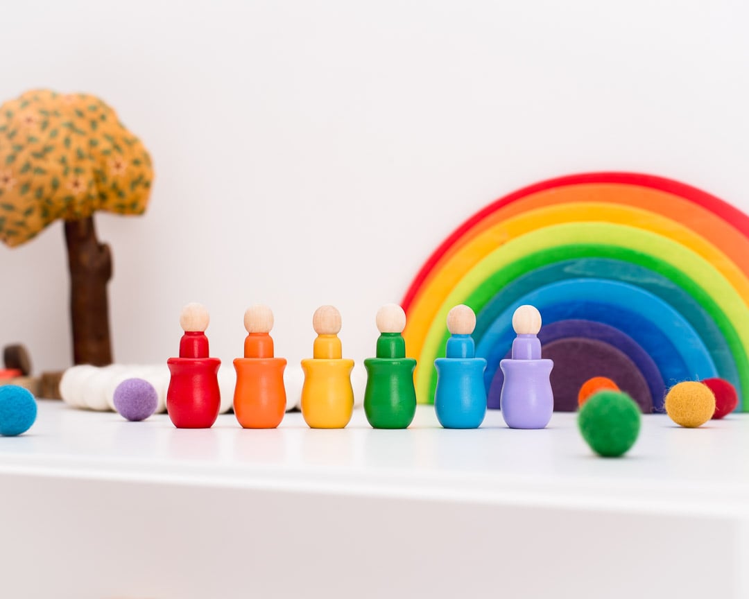 Image of Rainbow Nesting Set Mini
