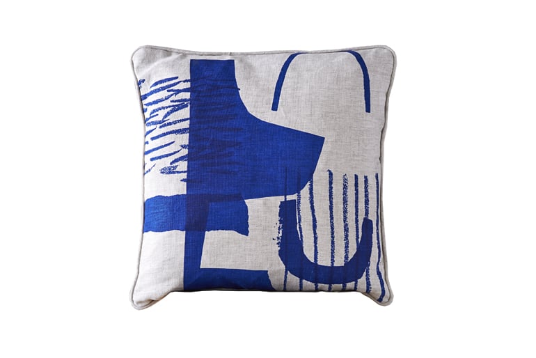 Image of 'Assemble / Configure' Cushion - Cobalt Blue ~ 45 x 45