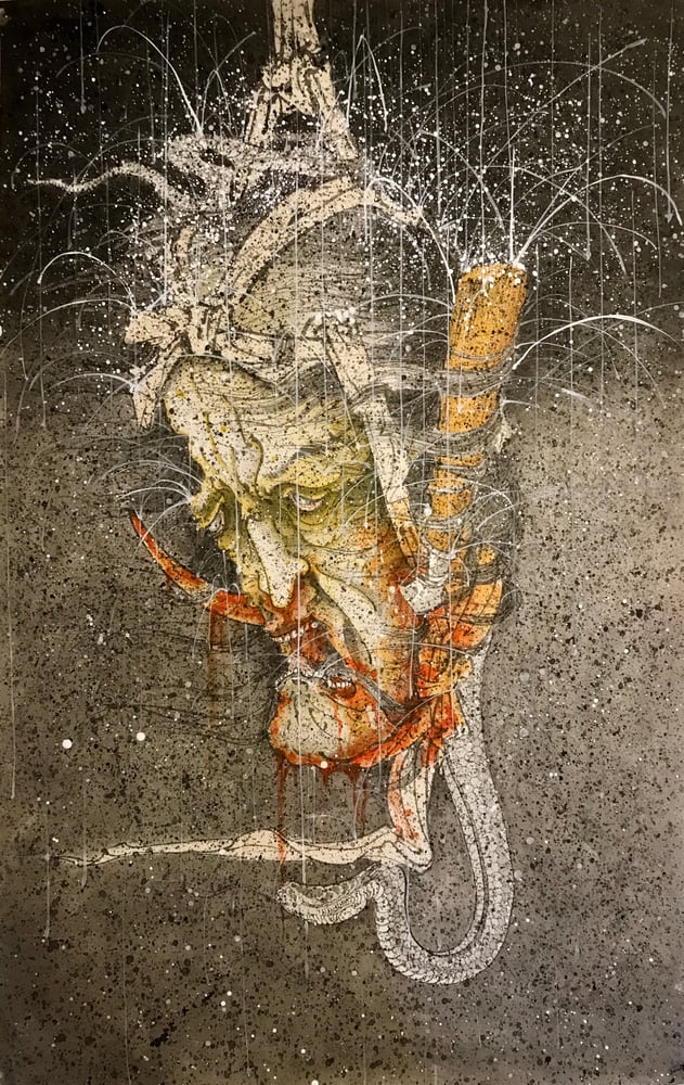 Image of Large print “Namakubi in the rain”