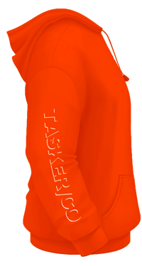 Image 2 of Orange 'Tasker/Co' Hoodie
