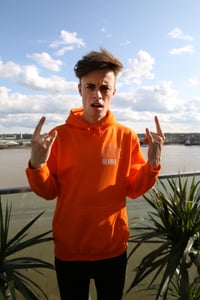 Image 3 of Orange 'Tasker/Co' Hoodie