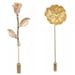 Image of Gold & Silver Boutonnières 